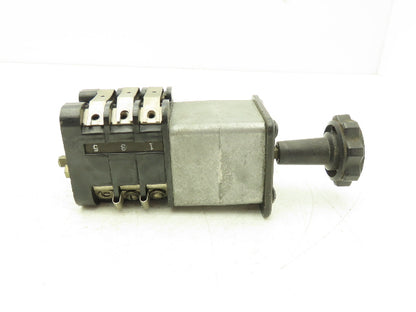 General Electric 10AA008 SBM Switch Rotary Control 3 Position Ammeter Transfer