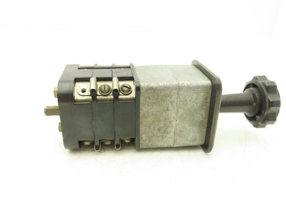 General Electric 10AA008 SBM Switch Rotary Control 3 Position Ammeter Transfer