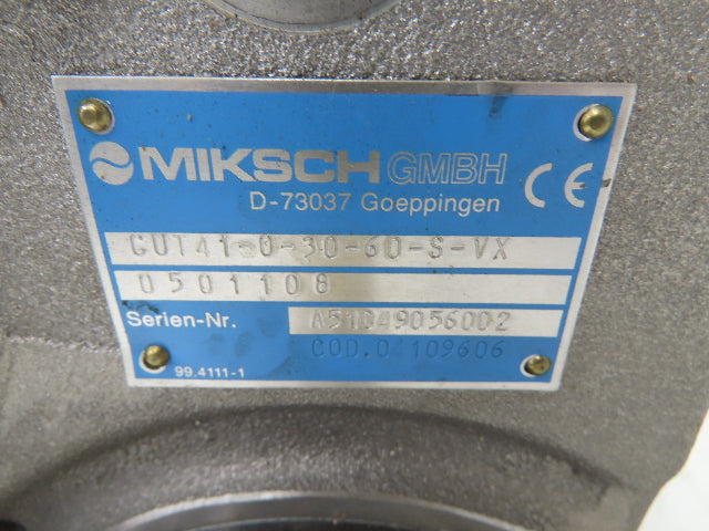 Miksch CUT 41-0-30-60-S-VX CNC Automatic Tool Changer Index Gear Drive