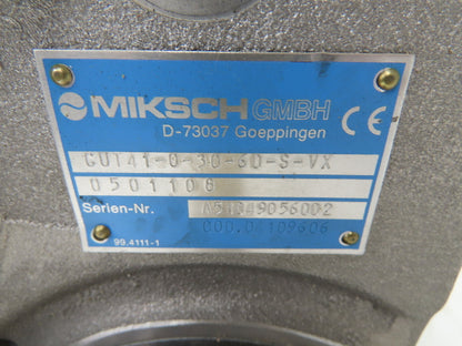 Miksch CUT 41-0-30-60-S-VX CNC Automatic Tool Changer Index Gear Drive