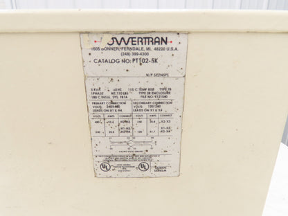Federal Pacific SE2N5FS Power Transformer 5KVA 1PH HV 240/480 LV 120/240