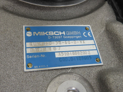 Miksch CUT 41-0-30-60-D-VX CNC Automatic Tool Changer Index Gear Drive