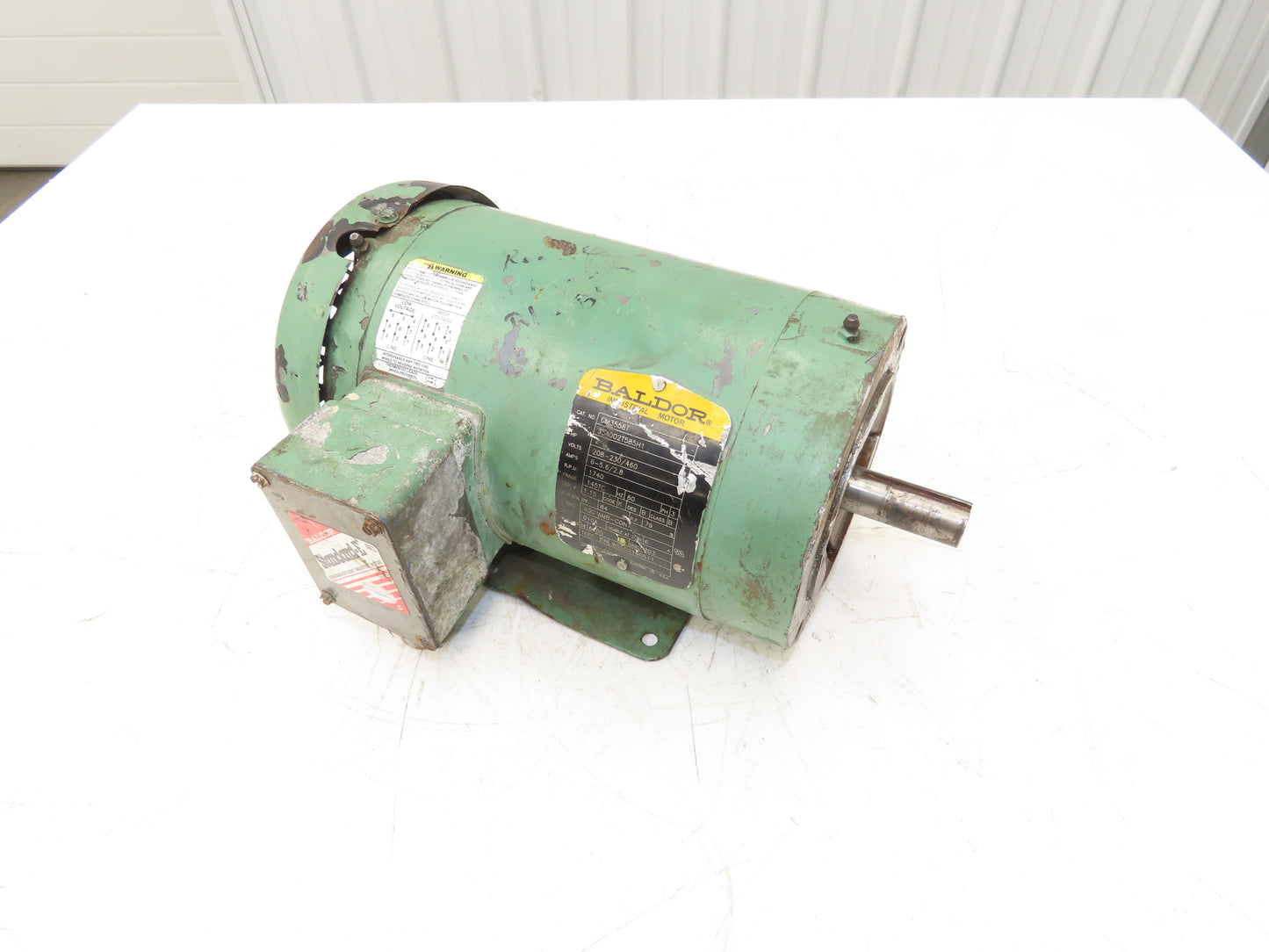 Baldor CM3558T AC Motor 2Hp 1725rpm 208-230/460V 3PH 145TC TEFC