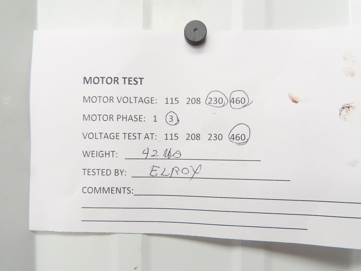 Baldor CM3558T AC Motor 2Hp 1725rpm 208-230/460V 3PH 145TC TEFC