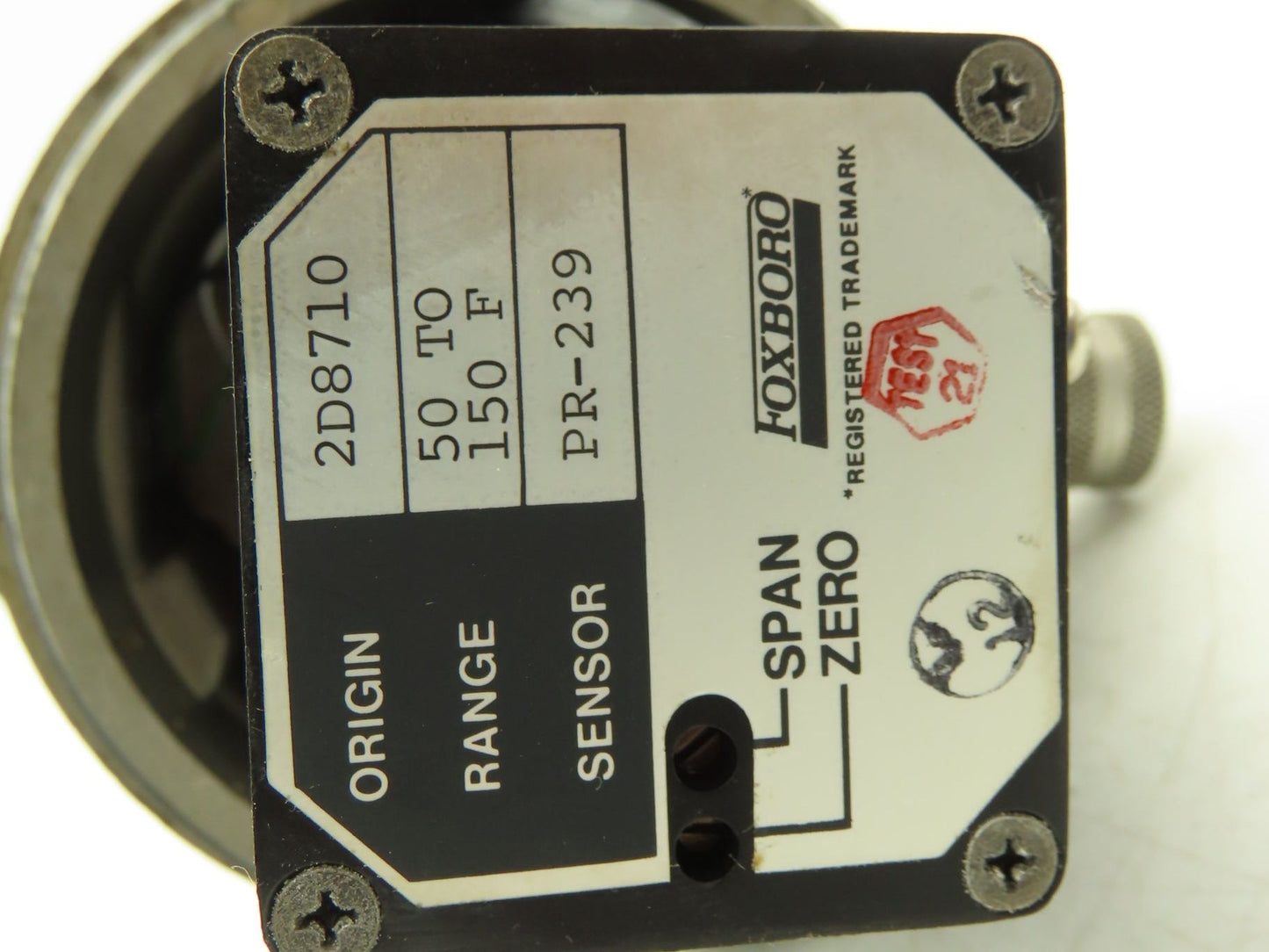 Foxboro E94-Q23L Temperature Transmitter 50-150°F 30vdc Haz Loc 4" Probe