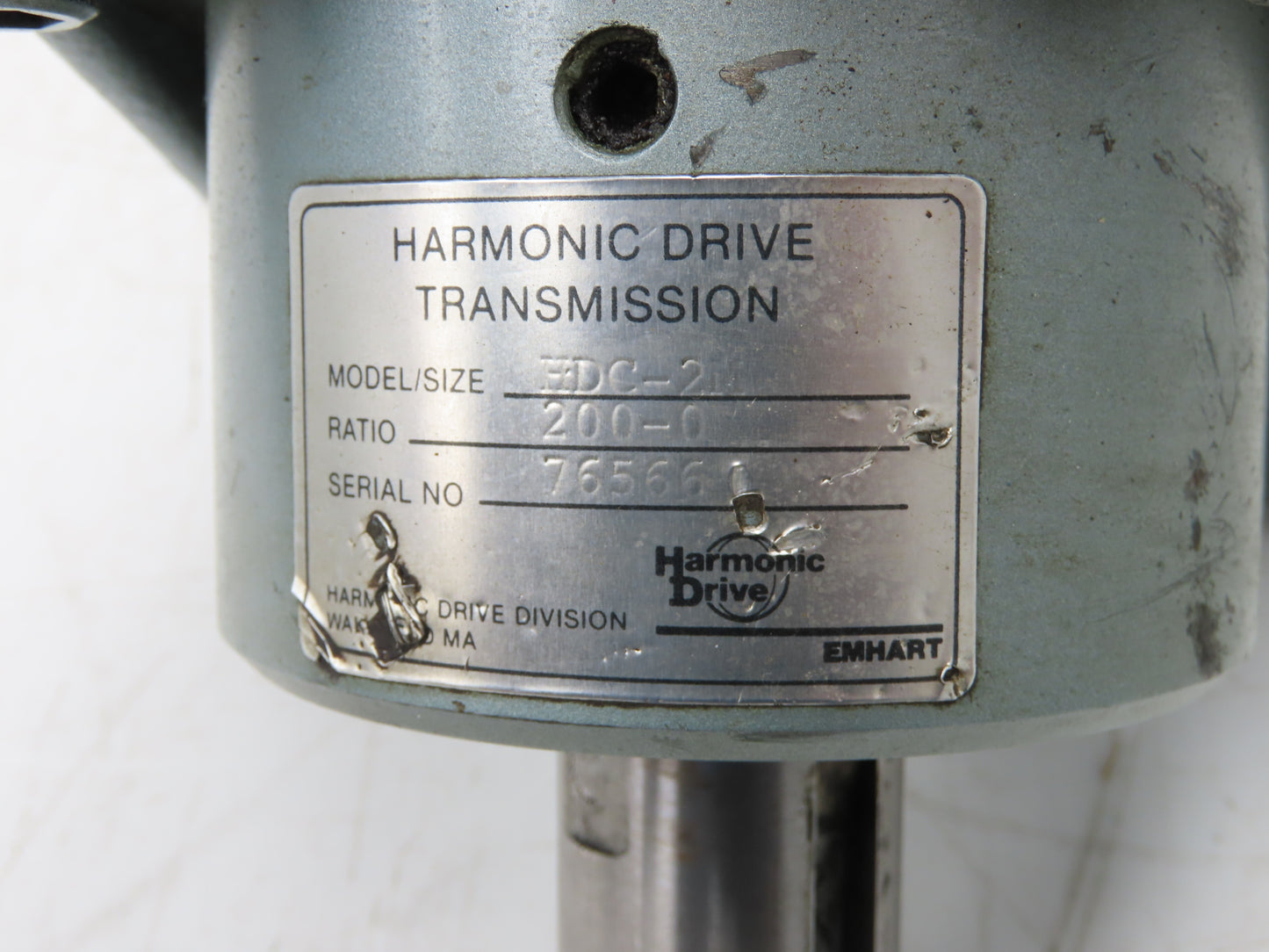 Harmonic Drive HDC-2M Inline Gearbox 200:1 Ratio Gear Reducer