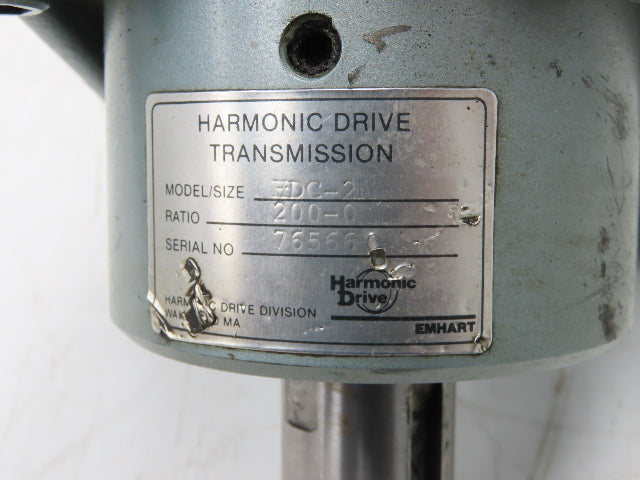 Harmonic Drive HDC-2M Inline Gearbox 200:1 Ratio Gear Reducer