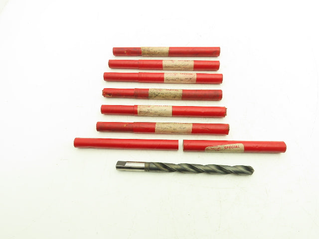 Cleveland 581918-1 0.625" Twist Drill Bit Tang Shank Lot of 7