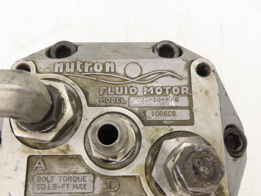Nutron DVT-10-MK6 Hydraulic Fluid Motor 10in³/rev 7/8" Shaft