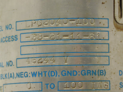 Gould LPG3040-100-38-21-11-61 Electronic Pressure Transmitter 30VDC XP