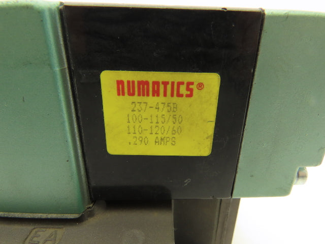 Numatics 554SA400K Pneumatic Air Valve 5 port 4 Way Single 110V Coil w/Manifold