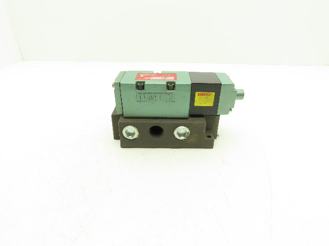 Numatics 554SA400K Pneumatic Air Valve 5 port 4 Way Single 110V Coil w/Manifold