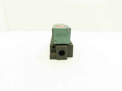 Numatics 554SA400K Pneumatic Air Valve 5 port 4 Way Single 110V Coil w/Manifold