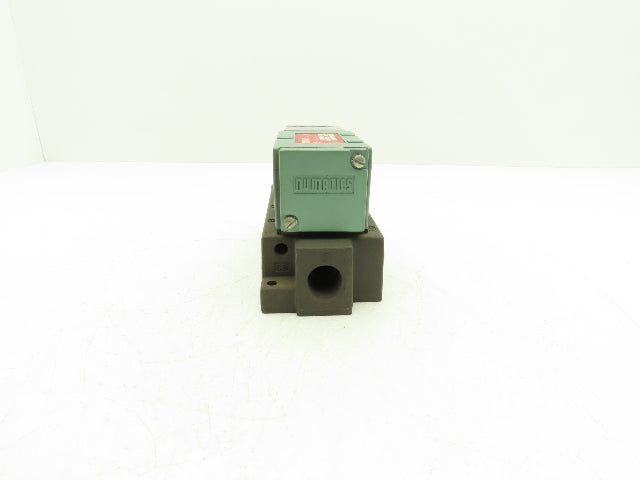 Numatics 554SA400K Pneumatic Air Valve 5 port 4 Way Single 110V Coil w/Manifold