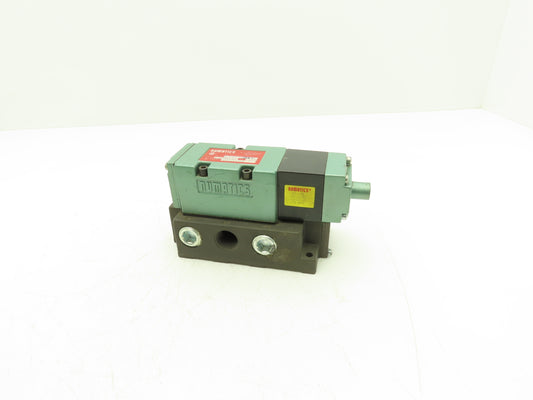 Numatics 554SA400K Pneumatic Air Valve 5 port 4 Way Single 110V Coil w/Manifold