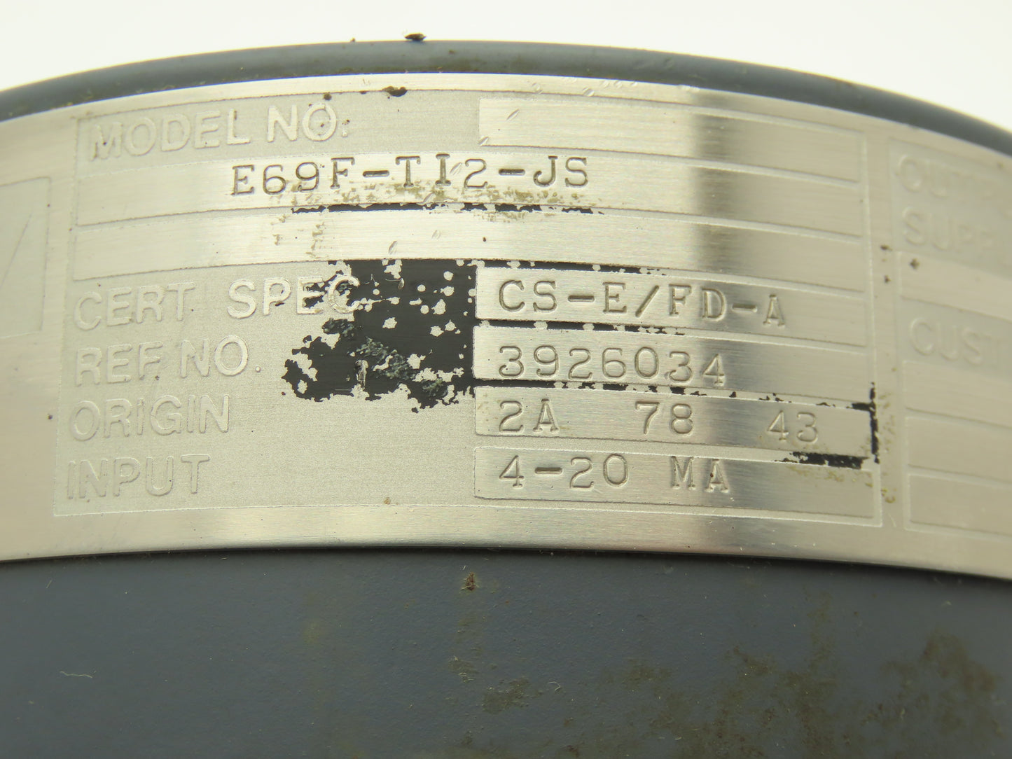 Foxboro E69F-TI2-JS Current To Air Converter Transducer 3-15psi In 19-23psi Out