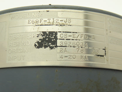 Foxboro E69F-TI2-JS Current To Air Converter Transducer 3-15psi In 19-23psi Out