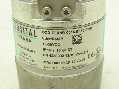 Posital Fraba OCD-EEA1B-0016-B150-PRM IXARC EtherNet/IP Rotary Encoder 16 Bit