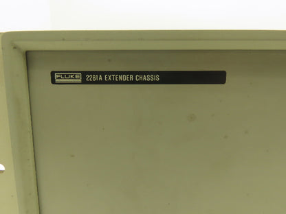 Fluke 2281A Extender Chassis