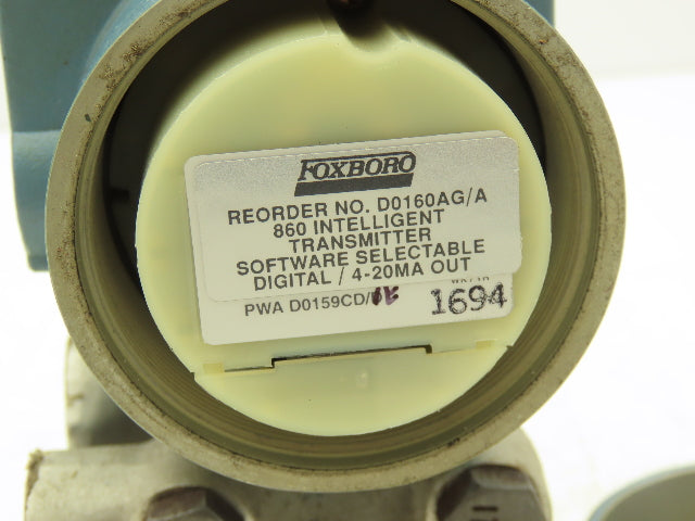 Foxboro 863DP-M0D1NS-P Pressure Transmitter Digital Readout 12.5-42VDC 3000PSI