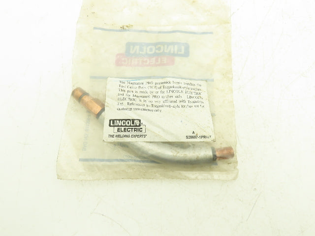 Lincoln Electric KP2918-45 Thru-Arm Gooseneck Gun Tube Tregaskiss Style Torch