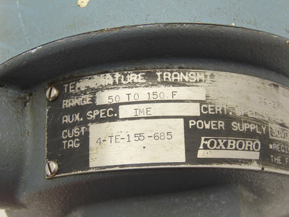 Foxboro E94-Q23L Temperature Transmitter 50-150°F 30vdc Haz Loc 9" Probe
