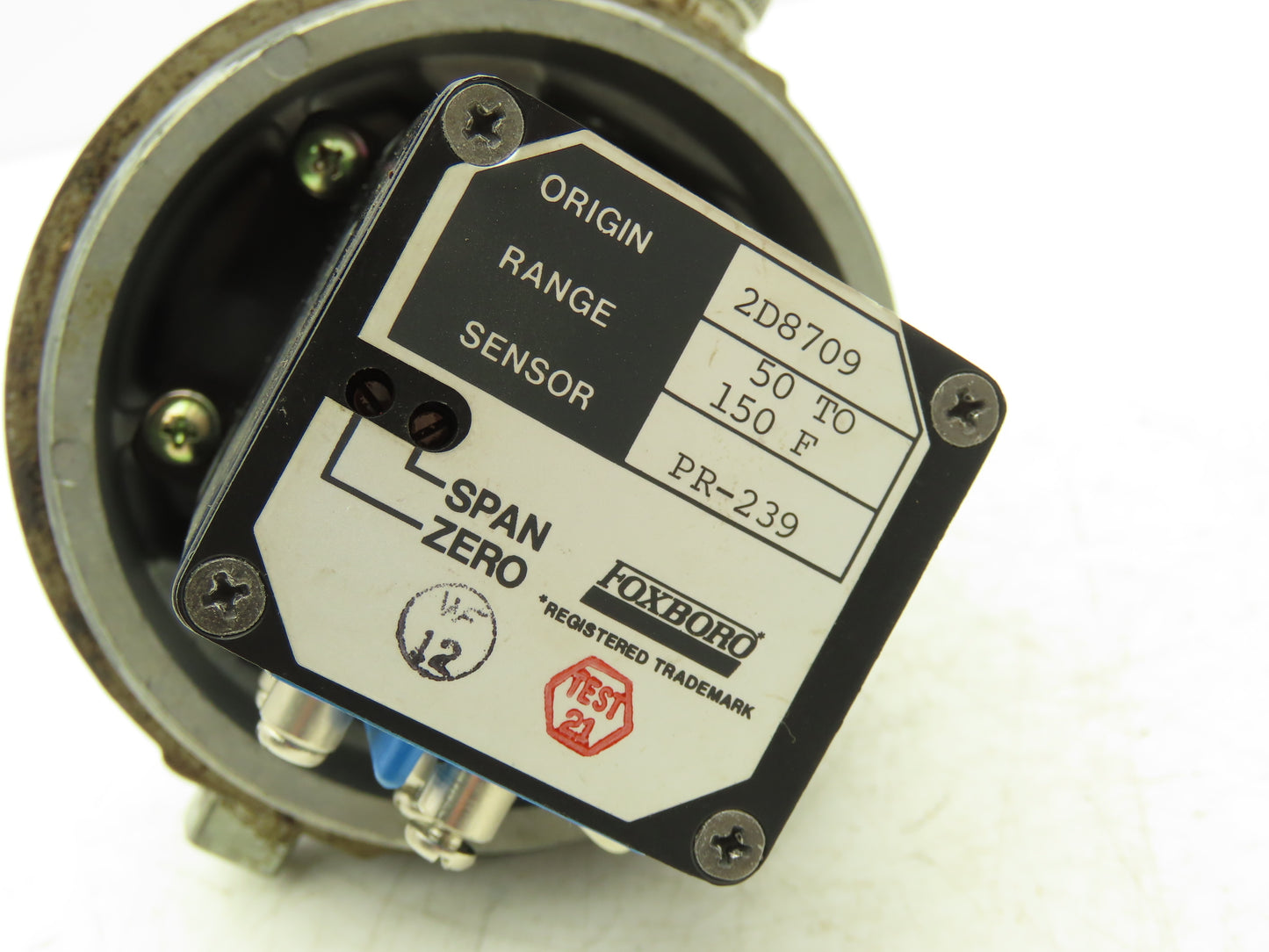 Foxboro E94-Q23L Temperature Transmitter 50-150°F 30vdc Haz Loc 9" Probe