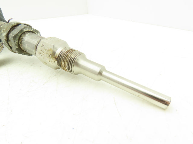 Foxboro E94-Q23L Temperature Transmitter 50-150°F 30vdc Haz Loc 3.5" Probe