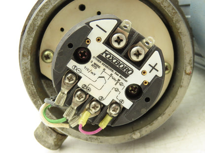 Foxboro E94-Q23L Temperature Transmitter 50-150°F 30vdc Haz Loc 3.5" Probe