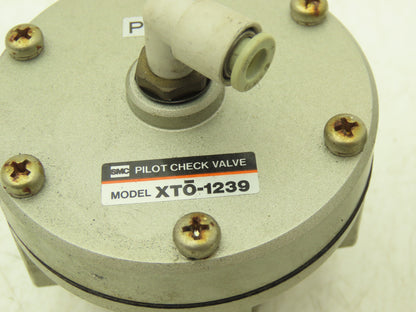 SMC XTO-1239 Pneumatic Cylinder Pilot Check Valve Rc 1/2"  Lot of 6