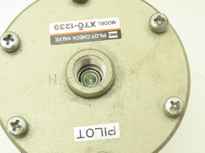 SMC XTO-1239 Pneumatic Cylinder Pilot Check Valve Rc 1/2"  Lot of 6