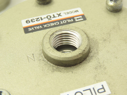 SMC XTO-1239 Pneumatic Cylinder Pilot Check Valve Rc 1/2"  Lot of 6