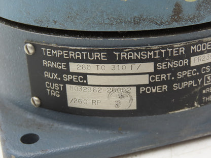 Foxboro E94-CXXS Temperature Transmitter 260-310°F 30vdc Haz Loc