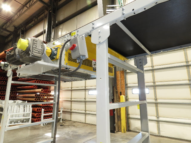 Hytrol HSS 43"x 17' Slider Bed Conveyor 41" Belt 3Hp 3PH Center Drive 165fpm