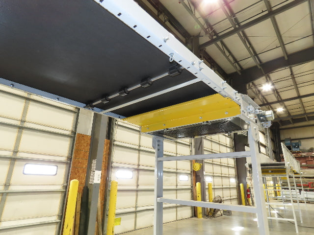 Hytrol HSS 43"x 17' Slider Bed Conveyor 41" Belt 3Hp 3PH Center Drive 165fpm