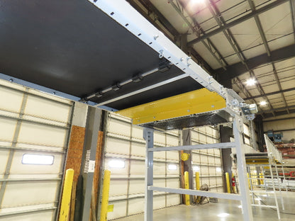 Hytrol HSS 43"x 17' Slider Bed Conveyor 41" Belt 3Hp 3PH Center Drive 165fpm