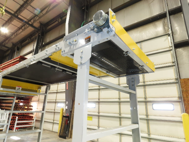 Hytrol HSS 43"x 17' Slider Bed Conveyor 41" Belt 3Hp 3PH Center Drive 165fpm