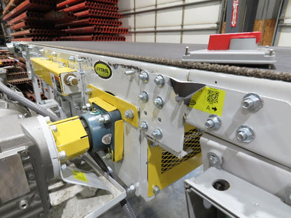 Hytrol HSS 43"x 17' Slider Bed Conveyor 41" Belt 3Hp 3PH Center Drive 165fpm