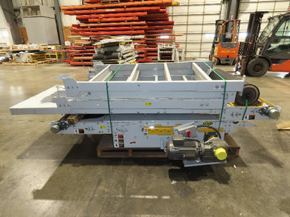 Hytrol HSS 43"x 17' Slider Bed Conveyor 41" Belt 3Hp 3PH Center Drive 165fpm