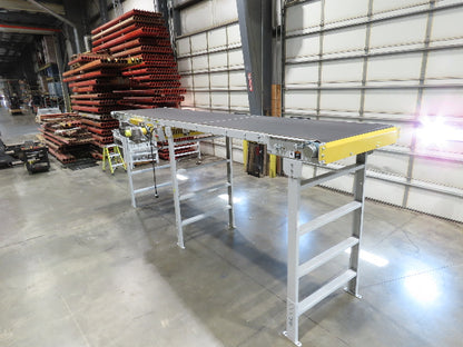 Hytrol HSS 43"x 17' Slider Bed Conveyor 41" Belt 3Hp 3PH Center Drive 165fpm
