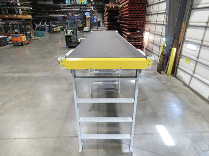 Hytrol HSS 43"x 17' Slider Bed Conveyor 41" Belt 3Hp 3PH Center Drive 165fpm