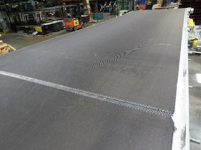 Hytrol HSS 43"x 17' Slider Bed Conveyor 41" Belt 3Hp 3PH Center Drive 165fpm