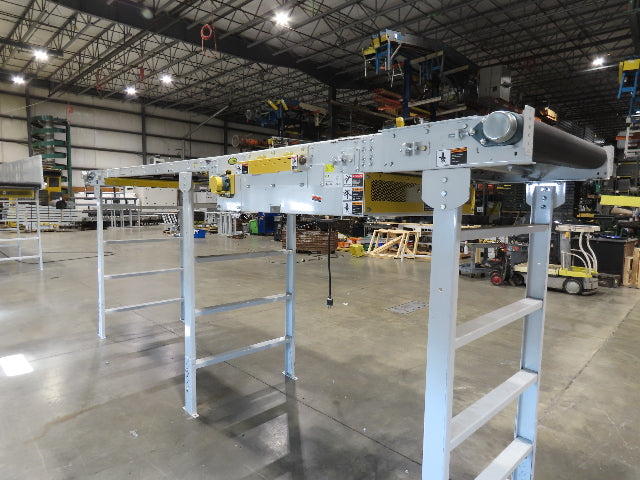 Hytrol HSS 43"x 17' Slider Bed Conveyor 41" Belt 3Hp 3PH Center Drive 165fpm