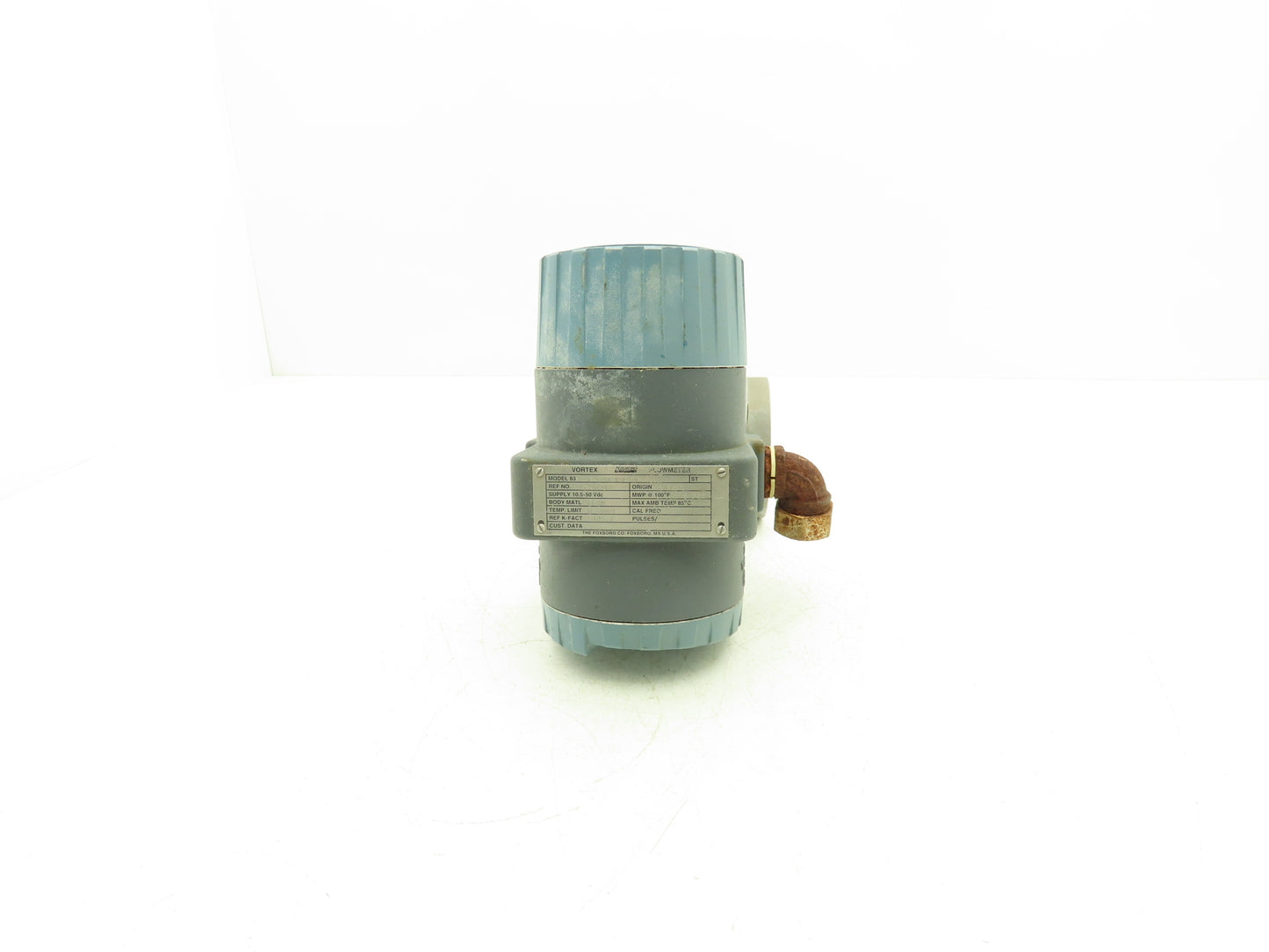 Foxboro F-D3QS1SFTJF Model 83 Vortex Flowmeter Digital Readout 12.5-42VDC 3/4"