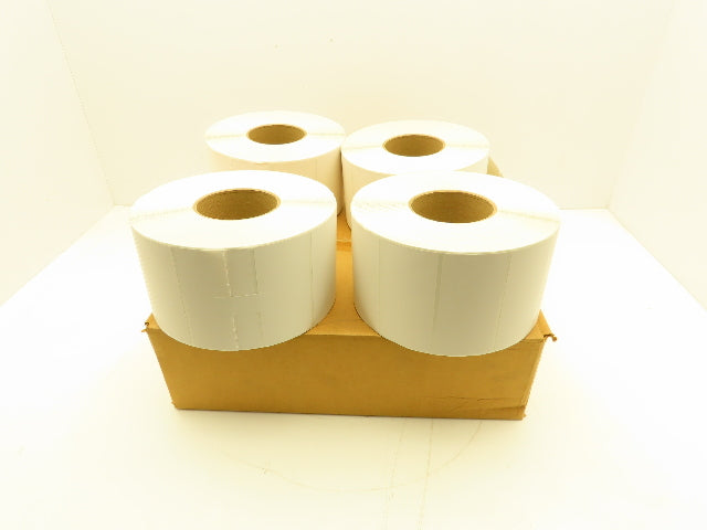 ZZS13792 Direct Thermal Labels 4x2" Barcode Stickers 4 Roll 12000ct