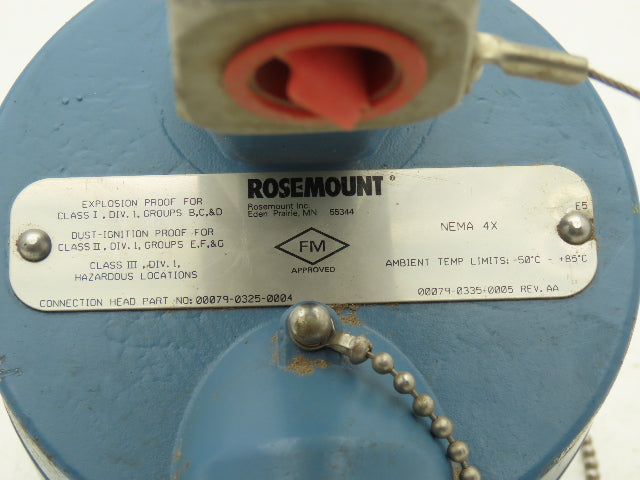 Dieterich Standard Fisher Rosemount DCR+26S Primary Flow Element Meter 1470" H20