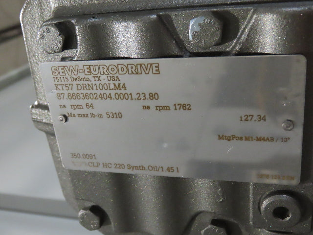 Hytrol HSS 43"x 23' 9" Slider Bed Conveyor 41" Belt 3Hp 3PH Center Drive 165fpm