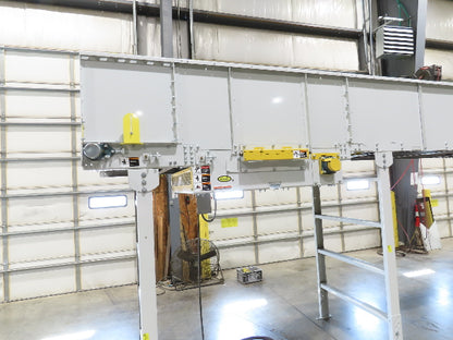 Hytrol HSS 43"x 23' 9" Slider Bed Conveyor 41" Belt 3Hp 3PH Center Drive 165fpm