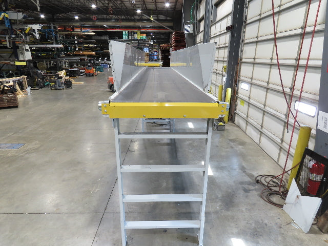 Hytrol HSS 43"x 23' 9" Slider Bed Conveyor 41" Belt 3Hp 3PH Center Drive 165fpm