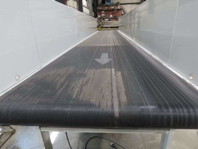 Hytrol HSS 43"x 23' 9" Slider Bed Conveyor 41" Belt 3Hp 3PH Center Drive 165fpm